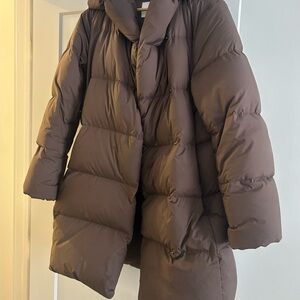 Babaton Chocolate Puffer Jacket